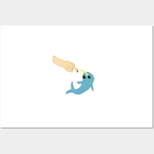 Narwhal Finger Pricks Posters and Art